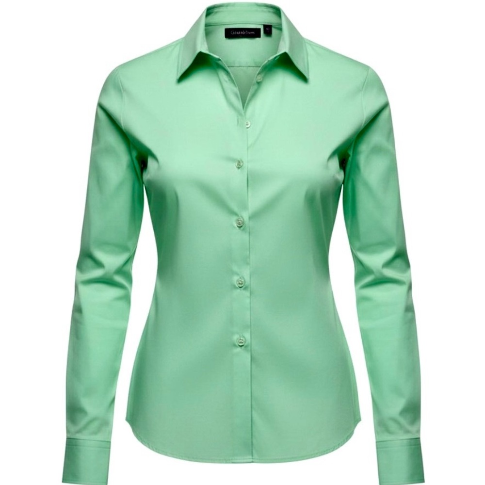 Van Heusen Mint Button-Down Shirt Size Large - Picture 1 of 5